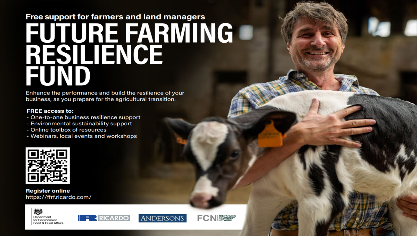 Weds 23rd November - FREE Support to help you Boost Profits and Meet Future Business Challenges: Find Out More about the Future Farming Resilience Fund